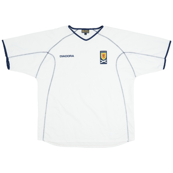 2003-04 Scotland Diadora Training Shirt - 8/10 - (XXL)