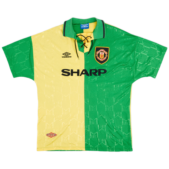 1992-94 Manchester United Third Shirt #11 - 8/10 - (XL)