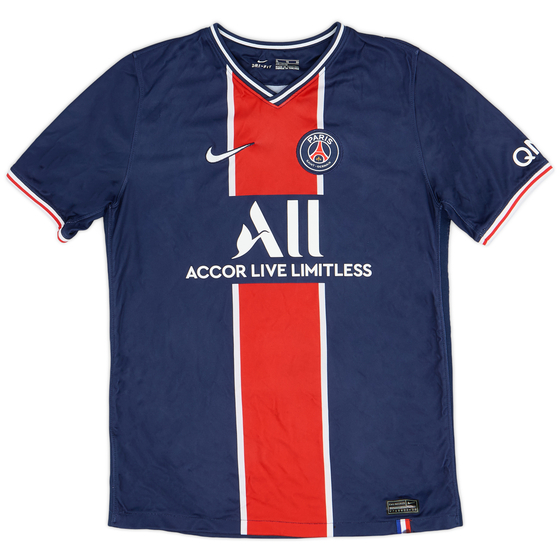 2020-21 Paris Saint-Germain Home Shirt - 8/10 - (XL.Boys)