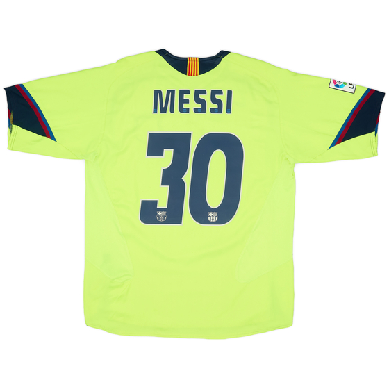 2005-06 Barcelona Away Shirt Messi #30 - 7/10 - (L)