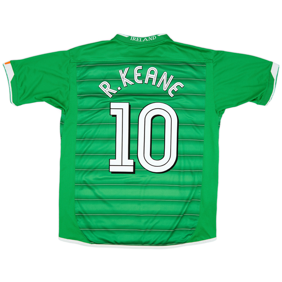 2003-04 Ireland Home Shirt R.Keane #10 - 8/10 - (L)