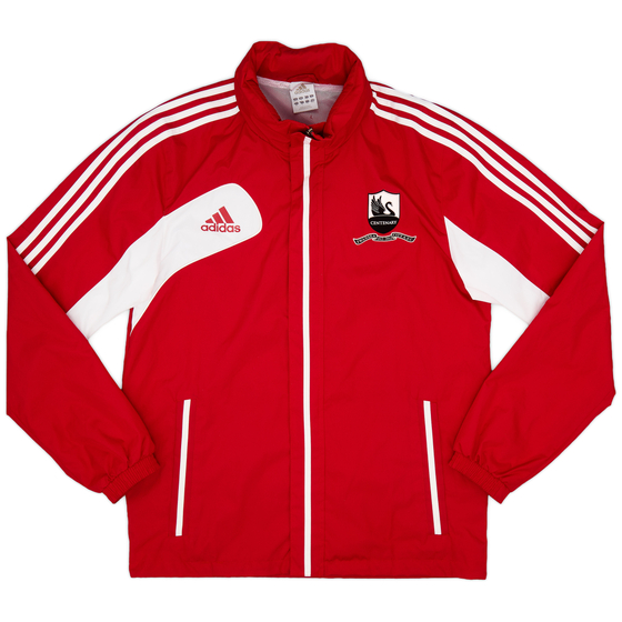 2012-13 Swansea Centenary adidas Rain Jacket - 7/10 - (M