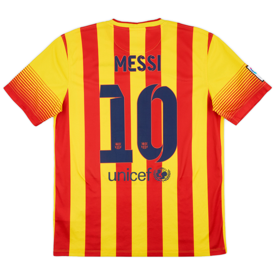 2013-15 Barcelona Away Shirt Messi #10 - 8/10 - (L)