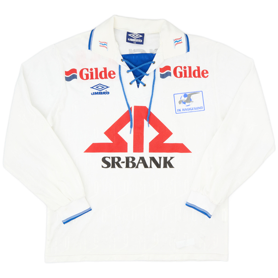 1994-95 FK Haugesund Home L/S Shirt - 9/10 - (M)