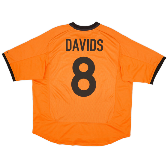 2000-02 Netherlands Home Shirt Davids #8 - 8/10 - (XXL)