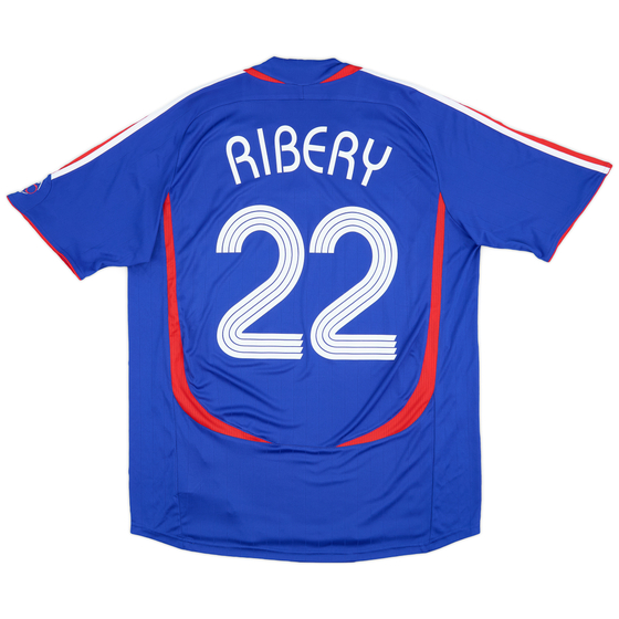 2006-07 France Home Shirt Ribery #22 - 9/10 - (L)