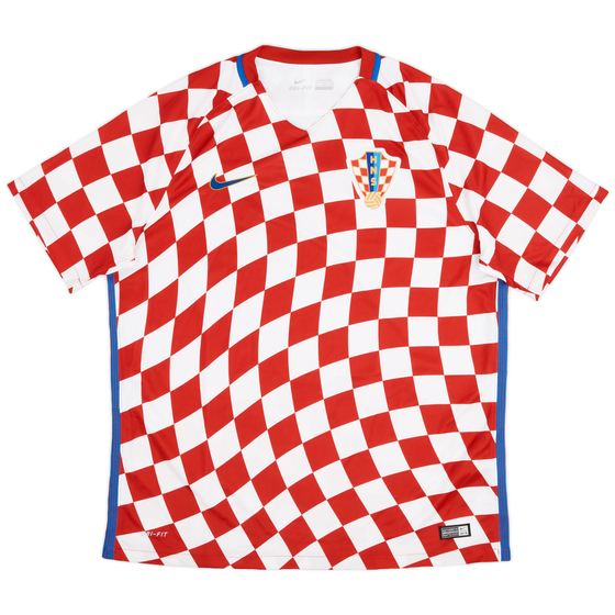 2016-18 Croatia Home Shirt - 9/10 - (XL)