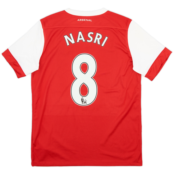 2010-11 Arsenal Home Shirt Nasri #8 - 9/10 - (XL.Boys)