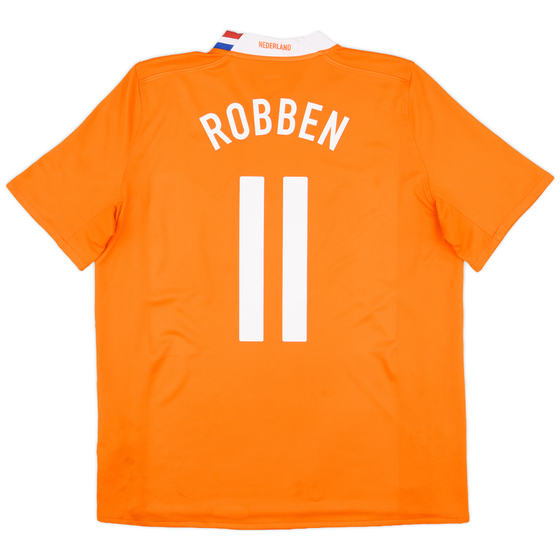 2008-10 Netherlands Home Shirt Robben #11 - 4/10 - (L)