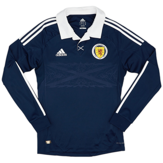 2011-13 Scotland Home L/S Shirt - 7/10 - (S)