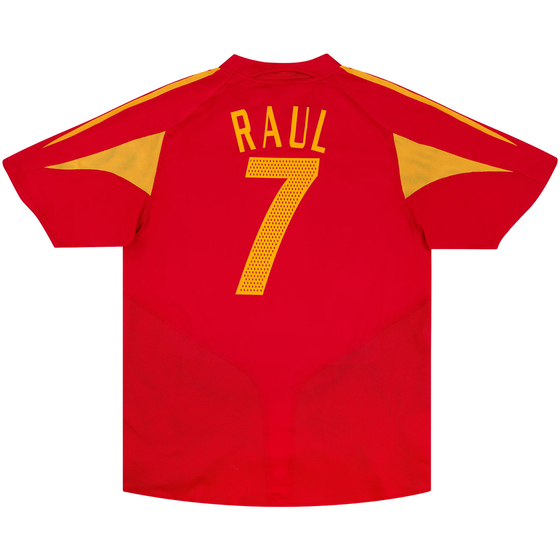 2004-06 Spain Home Shirt Raul #7