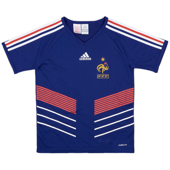 2009-10 France Basic Home Shirt - 8/10 - (XL.Boys)