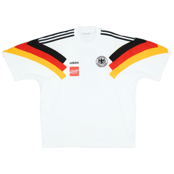 1992-94 Germany adidas Player Issue Training Shirt #9 - 9/10 - (L)