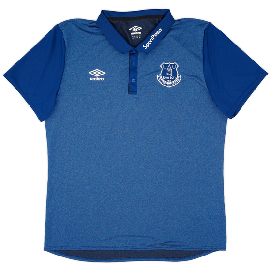 2017-18 Everton Umbro Polo Shirt - 9/10 - (XXL)