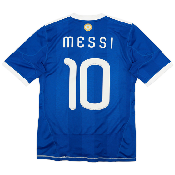 2010-11 Argentina Away Shirt Messi #10 - 9/10 - (S)