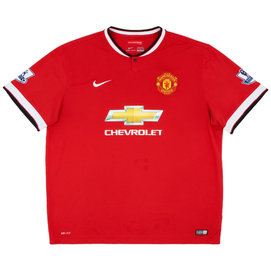 2014-15 Manchester United Home Shirt - 6/10 - (3XL)
