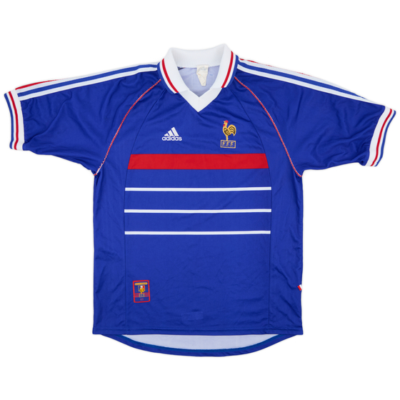 1998-00 France Home Shirt - 9/10 - (M)