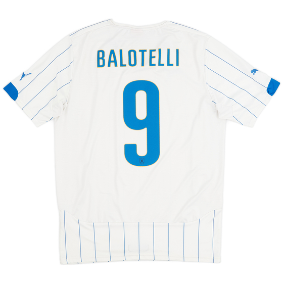 2014-15 Italy Away Shirt Balotelli #9 - 9/10 - (L)