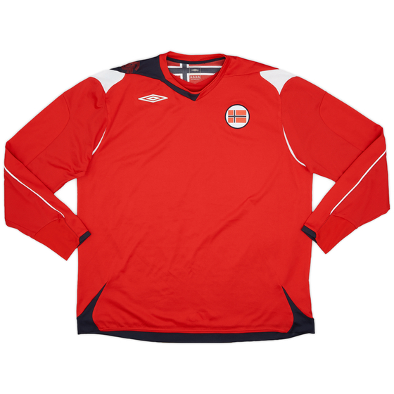 2006-08 Norway Home L/S Shirt - 9/10 - (XXL)