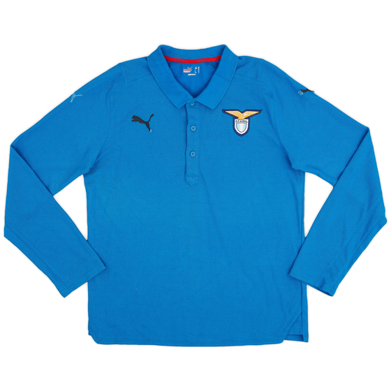2007-08 Lazio Puma L/S Polo Shirt - 6/10 - (L)