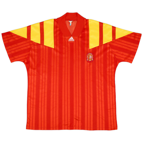 1992-94 Spain Home Shirt - 8/10 - (XL)