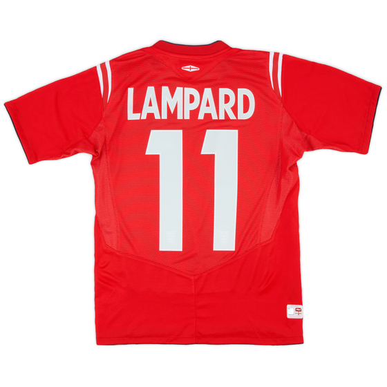 2004-06 England Away Shirt Lampard #11 - 9/10 - (L.Boys)