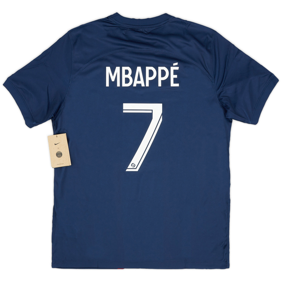2022-23 Paris Saint-Germain Home Shirt Mbappé #7