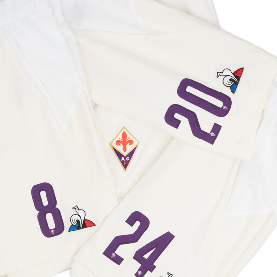 2018-19 Fiorentina Player Issue Home Shorts # - 5/10