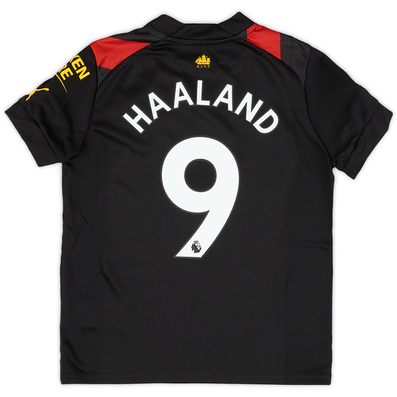 2022-23 Manchester City Away Shirt Haaland #9 (KIDS)