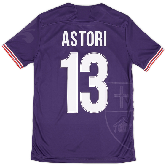 2017-18 Fiorentina Home Shirt Astori #13 - 8/10 - (KIDS)