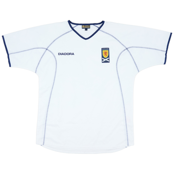 2003-05 Scotland Diadora Training Shirt - 9/10 - (L)