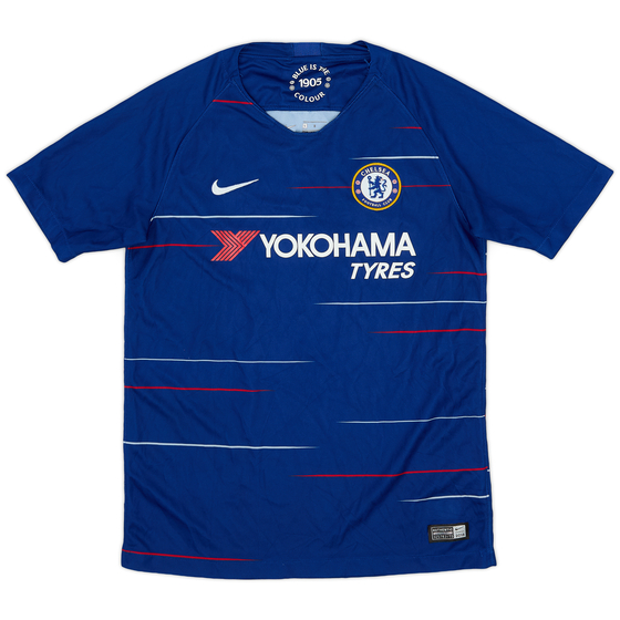 2018-19 Chelsea Home Shirt - 8/10 - (L.Boys)