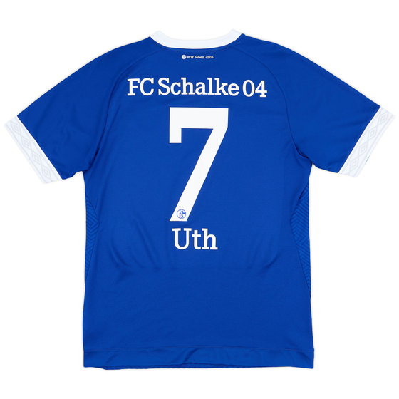 2018-19 Schalke Home Shirt Uth #7 - 4/10 - (M)
