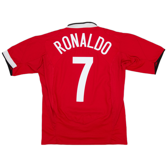 2004-06 Manchester United Home Shirt Ronaldo #8 - 5/10 - (S)