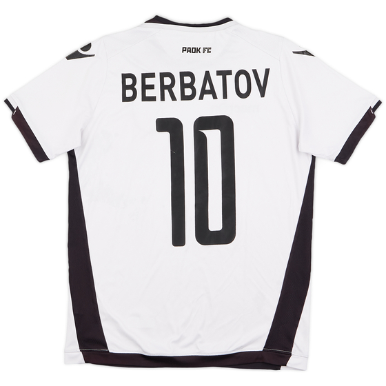 2015-16 PAOK Away Shirt Berbatov #10 - 6/10 - (S)
