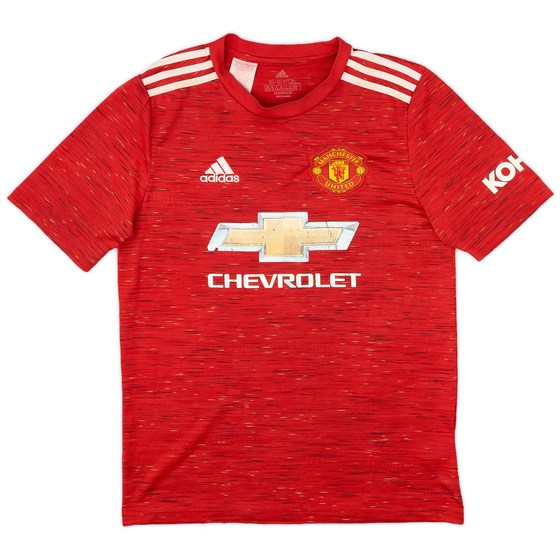 2020-21 Manchester United Home Shirt - 5/10 - (XL.Boys)