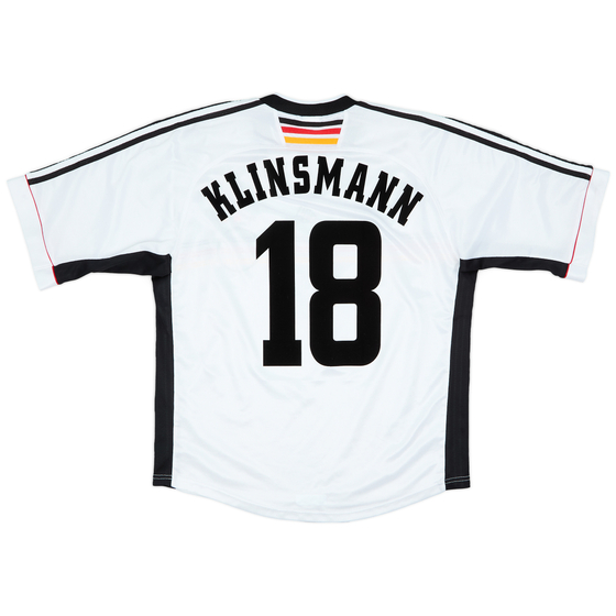 1998-00 Germany Home Shirt Klinsmann #18 - 8/10 - (L)