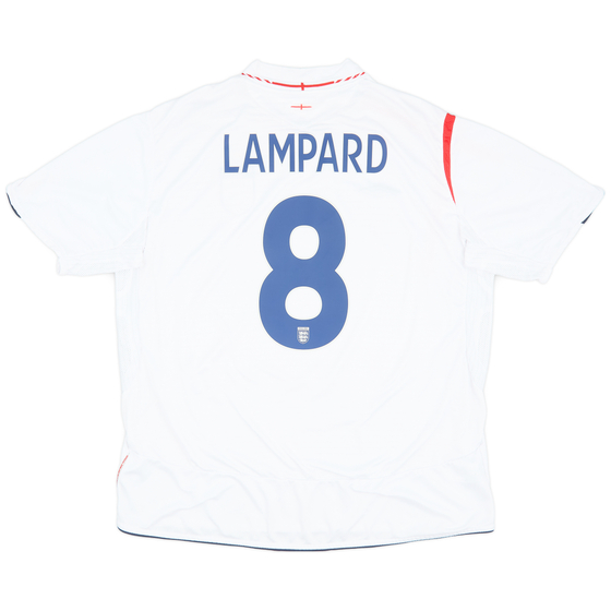 2005-07 England Home Shirt Lampard #8 - 8/10 - (3XL)
