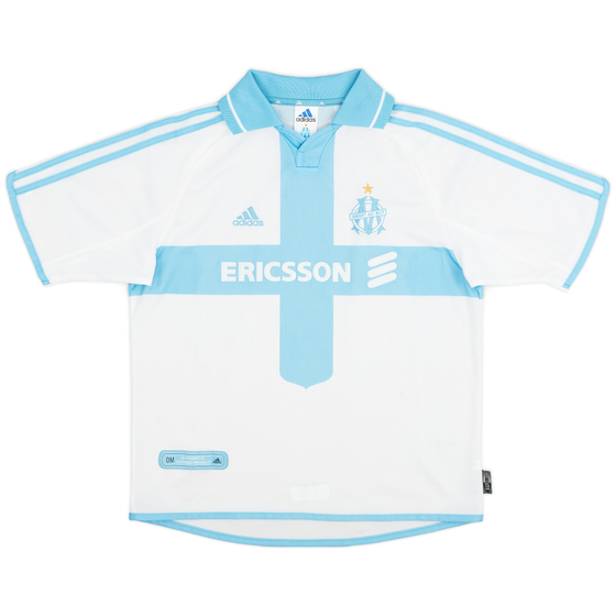 2000-01 Olympique Marseille Home Shirt - 8/10 - (Y)