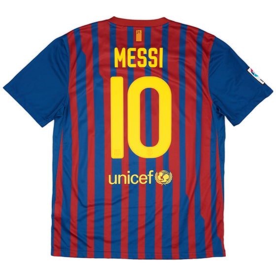 2011-12 Barcelona Home Shirt Messi #10 - 8/10 - (L)