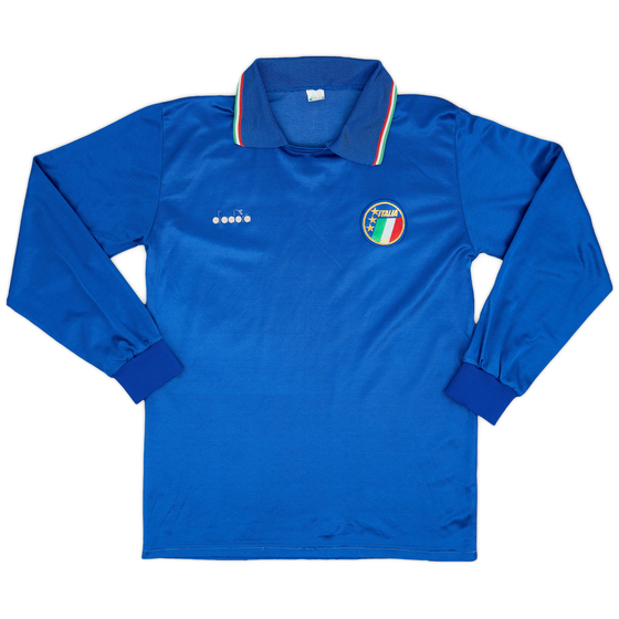 1986-91 Italy Home L/S Shirt Esposito - 6/10 - (L)