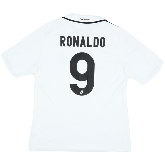2008-09 Real Madrid Home Shirt Ronaldo #9 - 6/10 - (L)