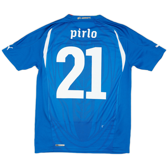 2010-12 Italy Home Shirt Pirlo #21 - 9/10 - (XL.Boys)