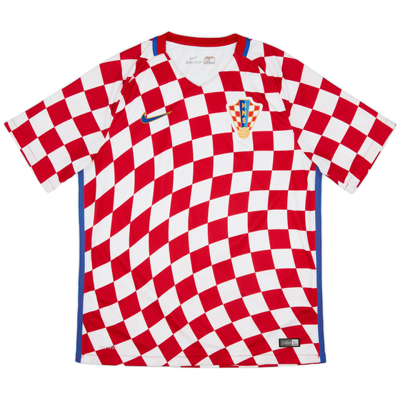 2016-18 Croatia Home Shirt - 8/10 - (L)