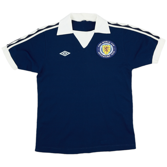 1976-79 Scotland 'World Cup 1978' Home Shirt - 8/10 - (S)
