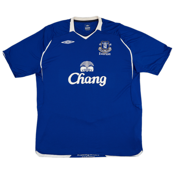2008-09 Everton Home Shirt - 8/10 - (XXL)