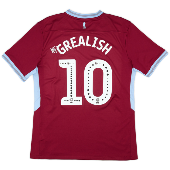 2018-19 Aston Villa Home Shirt Grealish #10 - 8/10 - (L)