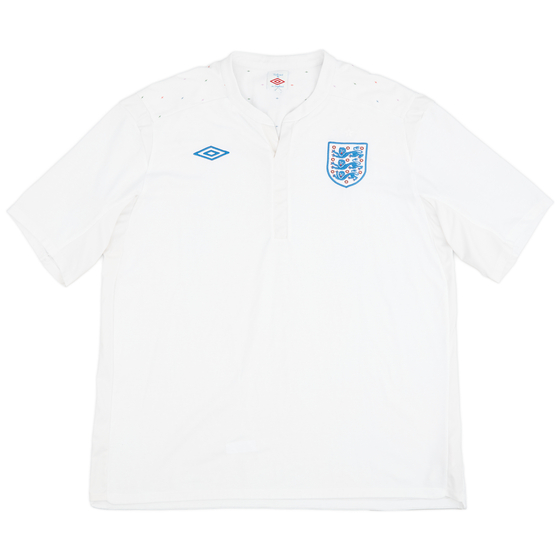 2011-12 England Home Shirt - 9/10 - (3XL)