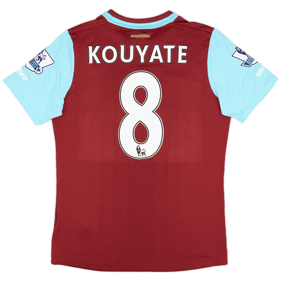 2015-16 West Ham Match Issue 'Boleyn' Home Shirt Kouyate #8