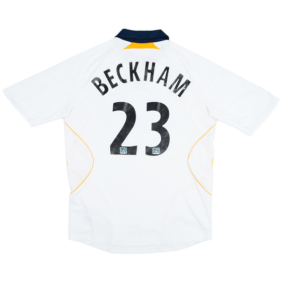 2007-08 LA Galaxy Home Shirt Beckham #23 - 5/10 - (M)